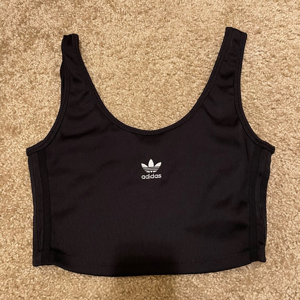 Adidas original crop top black